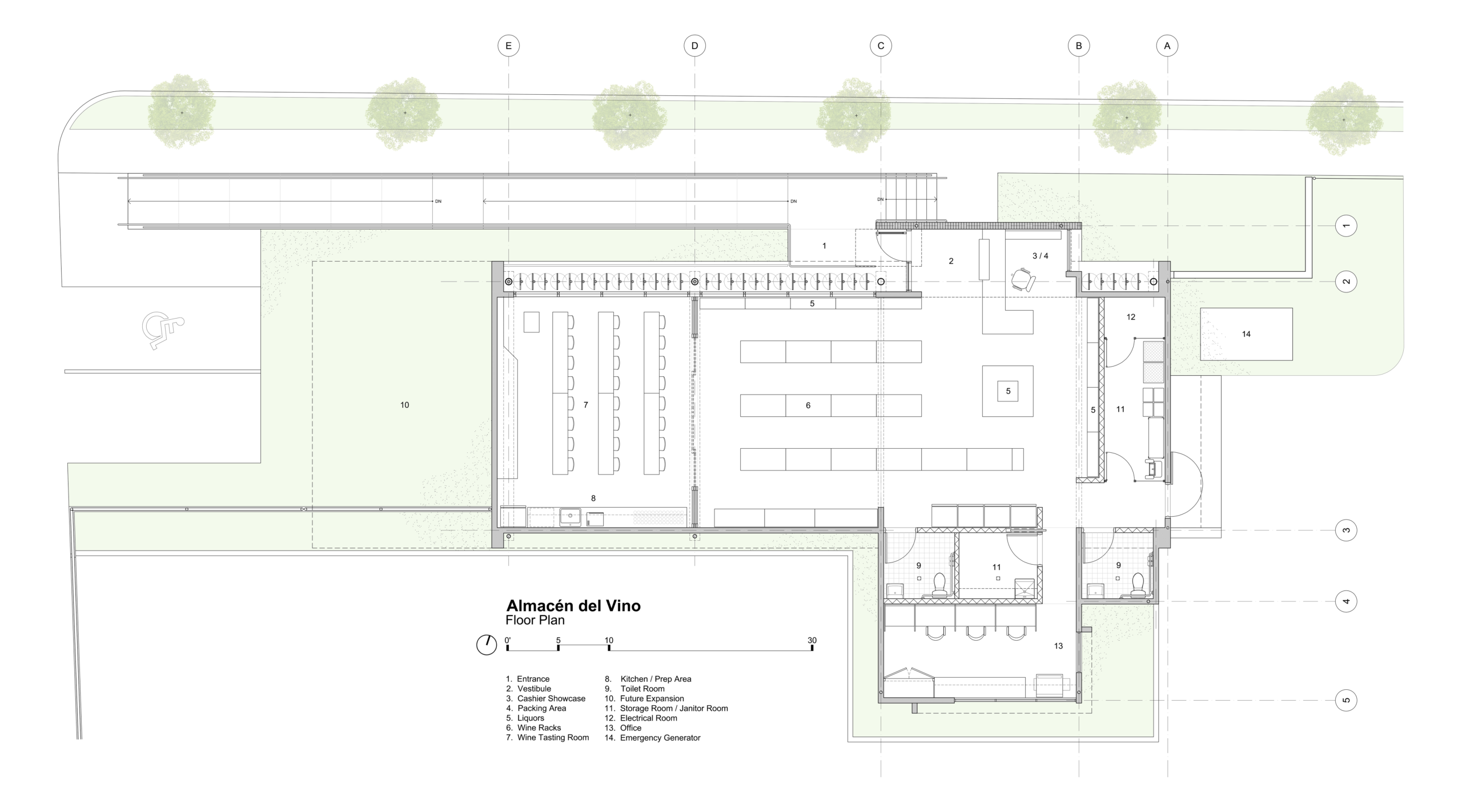 Almacén del Vino floor plan