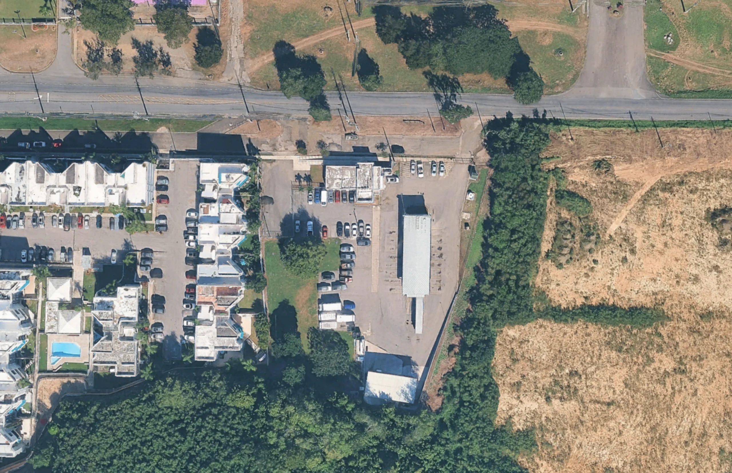Satellite aerial of Almacén del Vino site